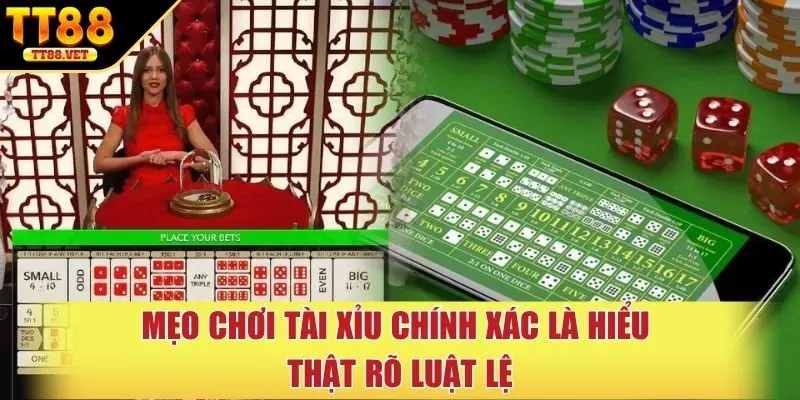 Mẹo chơi tài xỉu chính xác là hiểu thật rõ luật lệ